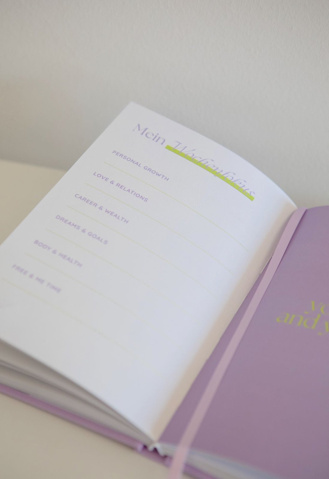 Manifestation Planner & Journal
